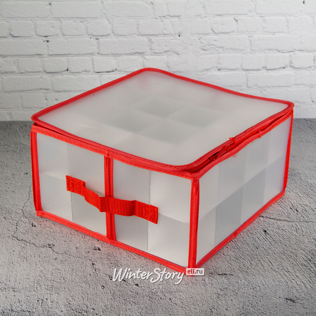 Коробка для елочных шаров и игрушек (на 32 шт), 30*30*15 см (Koopman)