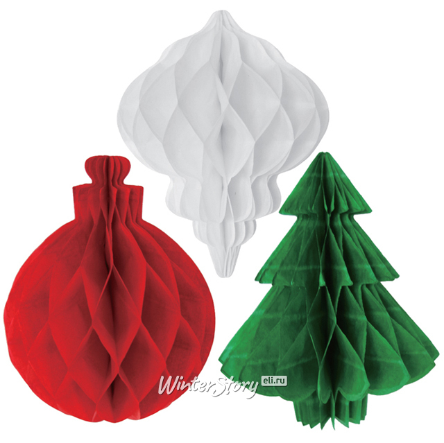 Игрушки из бумаги на елку — эксклюзивные украшения и подарки