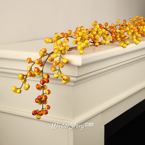 Декоративная гирлянда Berries Westerio 180 см оранжевая Edelman