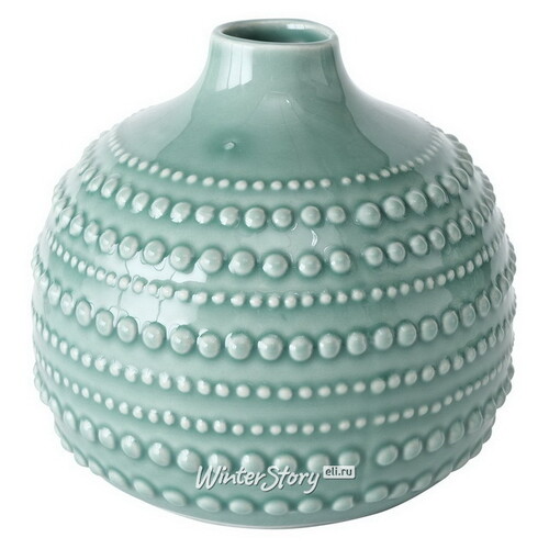 Набор фарфоровых ваз Cantarilla la Cruz 10-20 см зеленый, 3 шт Boltze