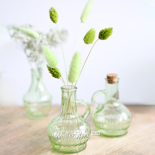 Стеклянная ваза-кувшин Milano 10 см зеленая Ideas4Seasons
