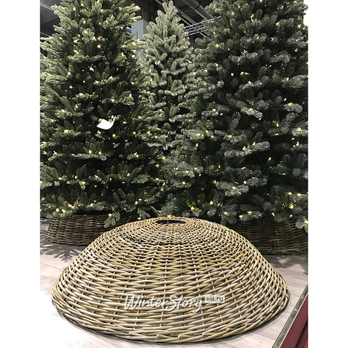 Плетеная корзина для елки Нордик 87*21 см светлое дерево National Tree Company