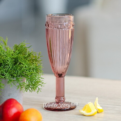 Бокал для шампанского Шамберте 170 мл розовый, стекло Koopman