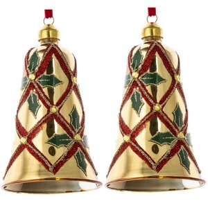 Новогодний сувенир — колокольчики из шпагата своими руками