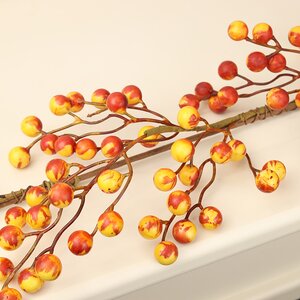 Декоративная гирлянда Berries Santiago 180 см оранжевая Edelman фото 2