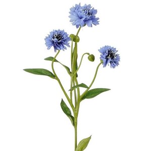 Искусственный букет Corn Flower 62 см голубой Edelman фото 2