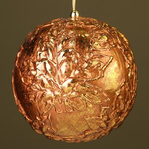 Винтажный елочный шар Aleatoric 10 см бронзовый Winter Deco фото 1