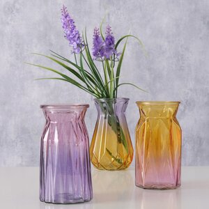Набор стеклянных ваз Castelo Branco 15 см, 3 шт Boltze фото 2