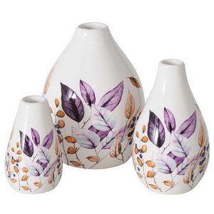 Набор керамических ваз Rosamel 8-12 см, 3 шт Boltze фото 4