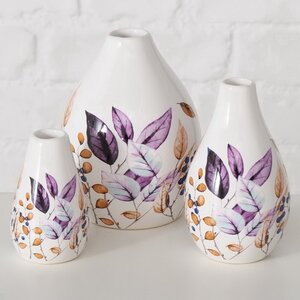 Набор керамических ваз Rosamel 8-12 см, 3 шт Boltze фото 1