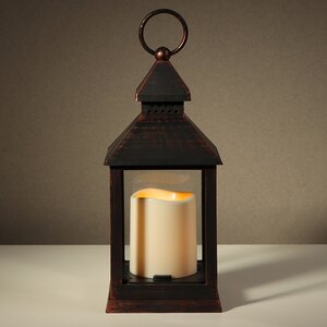 Декоративный фонарь со свечой Винтажная Готика 24 см, таймер, на батарейках Koopman фото 2