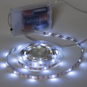 Как подключить LED ленту от батарейки