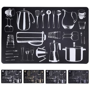 Набор плейсматов Kitchen Utensils 44*29 см, 4 шт Koopman фото 1