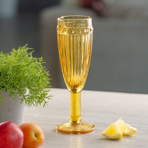 Бокал для шампанского Шамберте 170 мл янтарно-желтый, стекло Koopman фото 2