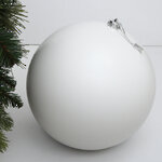 Пластиковый шар Sonder 25 см белый матовый