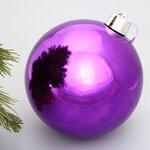 Пластиковый шар Sonder 25 см фиолетовый глянцевый