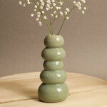 Керамическая ваза Гранада 15 см светло-зеленая