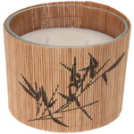 Ароматическая свеча Relax - Сандал 11 см, в бамбуковом стакане