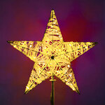 Светодиодная макушка Кремлевская Звезда 250 см золотая