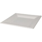 Набор одноразовых тарелок White Square 20 см, 8 шт