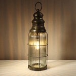 Декоративный светильник Лофт: Манхэттен с филаментной LED лампой 38 см